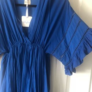Blue Fillyboo boho maternity dress, short